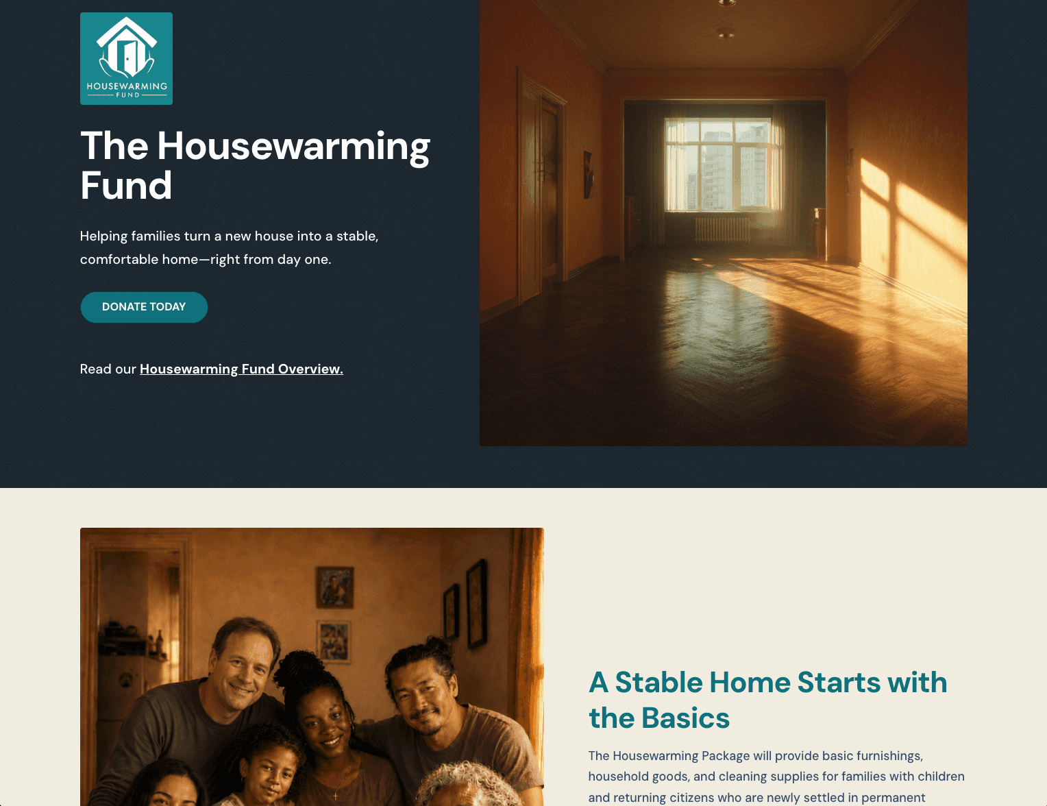 FRP — The Housewarming Fund page